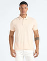Flying Machine Floral Print Cotton Polo Shirt