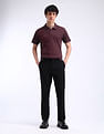 Flying Machine Solid Regular Fit Polo Shirt