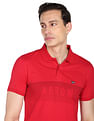 Arrow Sports Graphic Print Compact Cotton Polo Shirt