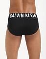 Calvin Klein Underwear Solid Multi Low Rise Briefs - Pack Of - 3