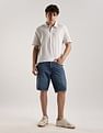 Calvin Klein Jeans Solid Regular-Fit Cotton Polo T-Shirt