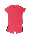 U.S. Polo Assn. Kids Boys Red Printed Cotton Set