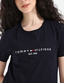 Tommy Hilfiger Embroidered Logo Regular-Fit Cotton T-Shirt