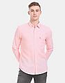 U.S. Polo Assn. Long Sleeve Cotton Lyocell Linen Casual Shirt