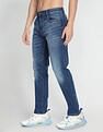 Flying Machine Slash Slim Tapered Fit Mid Rise Jeans