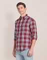 U.S. Polo Assn. Spread Collar Checked Shirt