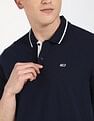 Tommy Hilfiger Solid Regular-Fit Cotton Polo Shirt