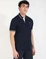 Tommy Hilfiger Solid Regular-Fit Cotton Polo Shirt