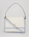 Tommy Hilfiger Solid Blue Pu Sling Bag