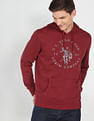 U.S. Polo Assn. Denim Co. Brand Print Hooded Sweatshirt