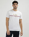 Tommy Hilfiger Brand Embroidered Cotton T-Shirt