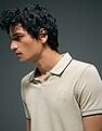 Flying Machine Popcorn Knit Digitopia Polo Shirt