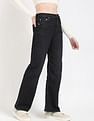 Calvin Klein Jeans Cotton Wide Leg-Fit Mid Rise Jeans