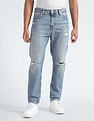 Calvin Klein Jeans Mid Rise Distressed Dad Jeans
