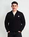 U.S. Polo Assn. Denim Co. Half Zipper Solid Sweater