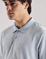 Calvin Klein Jeans Solid Regular-Fit Cotton Polo T-Shirt