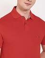 Tommy Hilfiger Solid Regular-Fit Cotton Polo Shirt