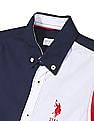 U.S. Polo Assn. Kids Boys Button Down Collar Logo Shirt
