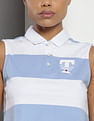 Tommy Hilfiger Letterman Stripe Cropped Top