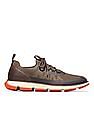 Cole Haan Men Brown Knit 4.Zerogrand Stitchlite Sneakers