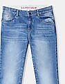 U.S. Polo Assn. Kids Stone Wash Whiskered Jeans