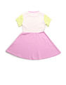 U.S. Polo Assn. Kids Girls Colorblocked Fit And Flare Dress