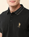 U.S. Polo Assn. Slim Fit Modern Monochrome Polo Shirt