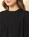 U.S. Polo Assn. Women Yoke Embroidered Top