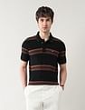 Arrow Sport Horizontal Striped Regular Fit Polo Shirt