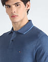 Tommy Hilfiger Two Tone Textured Polo Shirt