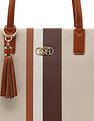 U.S. Polo Assn. Valour Striped Tote Bag