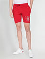 U.S. Polo Assn. Denim Co. Mid Rise Solid Shorts