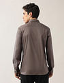 Arrow Newyork Textured Brooklyn Ultra Slim Fit Shirt