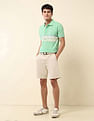 U.S. Polo Assn. Brand Embroidered Summer Splash Polo Shirt