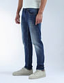 Flying Machine Slash Slim Tapered Fit Blue Jeans
