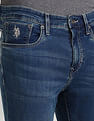 U.S. Polo Assn. Denim Co. Henry Tapered Fit Cropped Blue Jeans