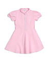 U.S. Polo Assn. Kids Girls Embroidered Fit & Flare Dress