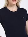 Tommy Hilfiger Solid Slim-Fit Cotton T-Shirt