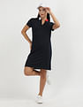 Tommy Hilfiger Solid Regular Polo Dress