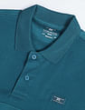 Flying Machine Solid Cotton Polo Shirt