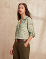 U.S. Polo Assn. Women Regular Fit Abstract Printed Shirt
