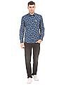 U.S. Polo Assn. Denim Co. Leaf Print Slim Fit Shirt