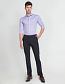 Arrow Manhattan Slim Fit Graph Check Formal Shirt
