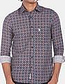 U.S. Polo Assn. Spread Collar Printed Casual Shirt