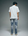 Flying Machine Slash Slim Tapered Fit Stone Washed Jeans