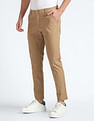 Flying Machine Twill Solid Trousers