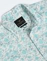 Flying Machine Short Sleeve Floral Print Shirt