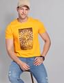 AD by Arvind Crew Neck Graphic Print T-Shirt