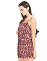 Aeropostale U-Neck Printed Romper