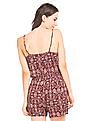 Aeropostale U-Neck Printed Romper